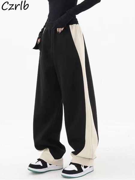 womens pants capris casual pants women spring loose patchwork design wide leg high waist streetwear drawstring casual full length college ul, Black;white
womens pants capris casual pants women spring loose patchwork design wide leg high waist streetwear drawstring casual full length college ul, Black;white