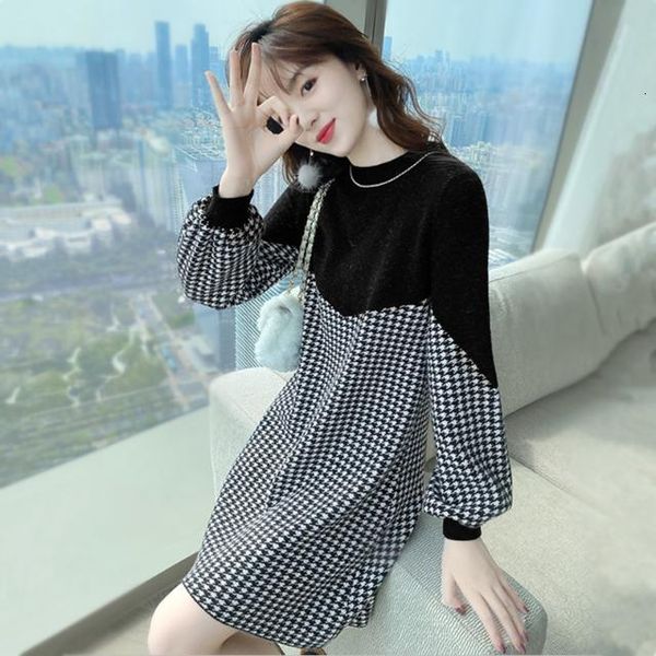 casual dresses woman dress winter knitting dress autumn winter sweater stitching autumn women's long sleeve autumn vestido de mujer 230, Black;gray
casual dresses woman dress winter knitting dress autumn winter sweater stitching autumn women's long sleeve autumn vestido de mujer 230, Black;gray