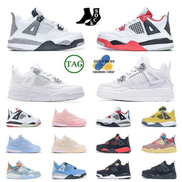 wholesale kid shoes 4s toddler movement designer for young boy girls union sophomore album university blue sail what the bred fire red toddl
wholesale kid shoes 4s toddler movement designer for young boy girls union sophomore album university blue sail what the bred fire red toddl