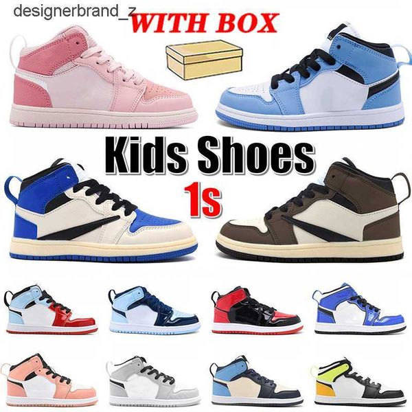 with box kids sneakers basketball shoes jumpman 1 1s youth toddlers boys girls pink university blue fragment cactus jack mocha unc children, Black
with box kids sneakers basketball shoes jumpman 1 1s youth toddlers boys girls pink university blue fragment cactus jack mocha unc children, Black