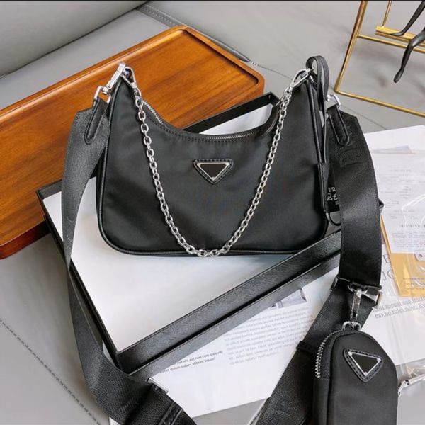 luxury designer men's and women's three-piece bag handbag tramp wallet leather nylon chain women's handbag
luxury designer men's and women's three-piece bag handbag tramp wallet leather nylon chain women's handbag
