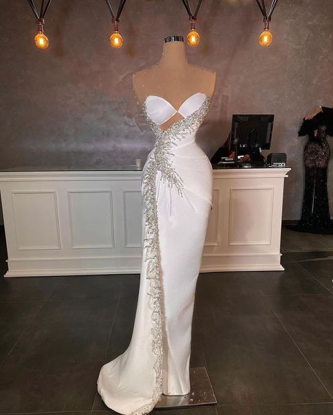 mermaid prom dresses sleeveless v neck appliques sequins floor length beaded celebrity diamonds satin evening dress bridal gowns plus size c, Black
mermaid prom dresses sleeveless v neck appliques sequins floor length beaded celebrity diamonds satin evening dress bridal gowns plus size c, Black