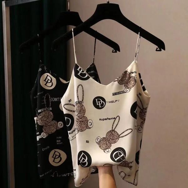 women's tanks camis summer women printed camis v-neck tank inner outer wear summer cooling clothing 230316, White
women's tanks camis summer women printed camis v-neck tank inner outer wear summer cooling clothing 230316, White