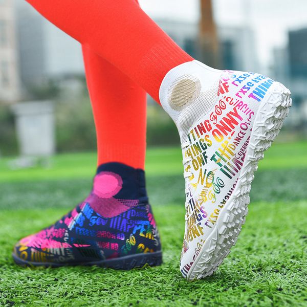 dress shoes aliups high ankle soccer shoes men breathable outdoor high-football boots turf soccer cleats kids ag women football shoes 230316, Black
dress shoes aliups high ankle soccer shoes men breathable outdoor high-football boots turf soccer cleats kids ag women football shoes 230316, Black