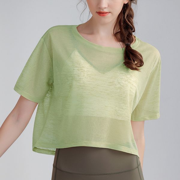 women yoga short sleeve smock women mesh sports loose casual running fitness thin and light t-shirt summer ll4523
women yoga short sleeve smock women mesh sports loose casual running fitness thin and light t-shirt summer ll4523
