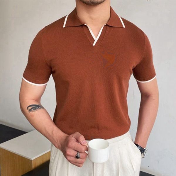 men's polos men's knitwear short sleeve polo shirt casual slim lapel cardigan breathable summer polo shirt fashion clothes 230316, White;black
men's polos men's knitwear short sleeve polo shirt casual slim lapel cardigan breathable summer polo shirt fashion clothes 230316, White;black