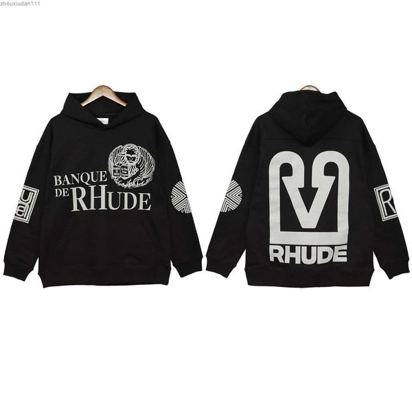 3haa men's and women's high street hoodies sweatshirt fashion brand rhude version autumn winter female couple weight hooded sweate, Black
3haa men's and women's high street hoodies sweatshirt fashion brand rhude version autumn winter female couple weight hooded sweate, Black