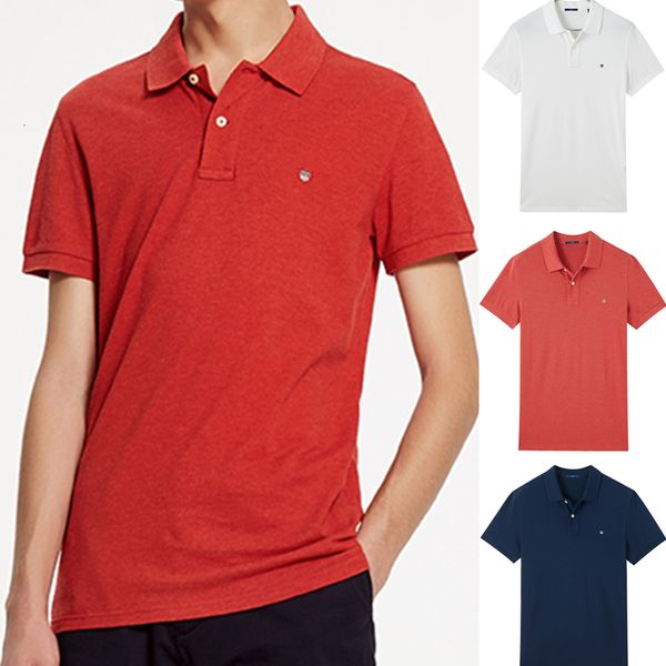 men's polos gan summer 100% cotton casual polo shirt men's fashion men's embroidered shield men's short-sleeved polo shi, White;black
men's polos gan summer 100% cotton casual polo shirt men's fashion men's embroidered shield men's short-sleeved polo shi, White;black