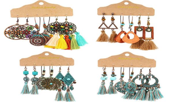 3pairset bohemia national tassel flower dangle earrings ancient bronze hollow water drop charm ear rings hoop for women fashion j7151318, Silver
3pairset bohemia national tassel flower dangle earrings ancient bronze hollow water drop charm ear rings hoop for women fashion j7151318, Silver