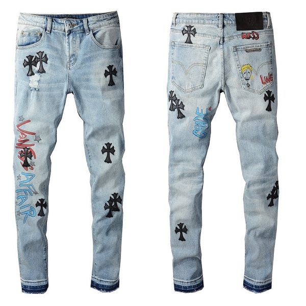 2023 new arrivals mens luxury designer denim jeans amiris amirs holes trousers jean coolguy biker pants man clothing #722, Blue
2023 new arrivals mens luxury designer denim jeans amiris amirs holes trousers jean coolguy biker pants man clothing #722, Blue