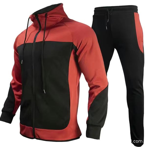 men's tracksuits men hoodie coat designer track suit outdoor running fitness zip fastener sweatsuit loose long sleeved trousers sweater, Gray
men's tracksuits men hoodie coat designer track suit outdoor running fitness zip fastener sweatsuit loose long sleeved trousers sweater, Gray