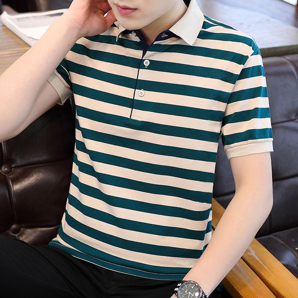 men's polos summer polo shirt striped short sleeve cool shirt streetwear fashion male thin slim polo shirt men korean clothes 230316, White;black
men's polos summer polo shirt striped short sleeve cool shirt streetwear fashion male thin slim polo shirt men korean clothes 230316, White;black