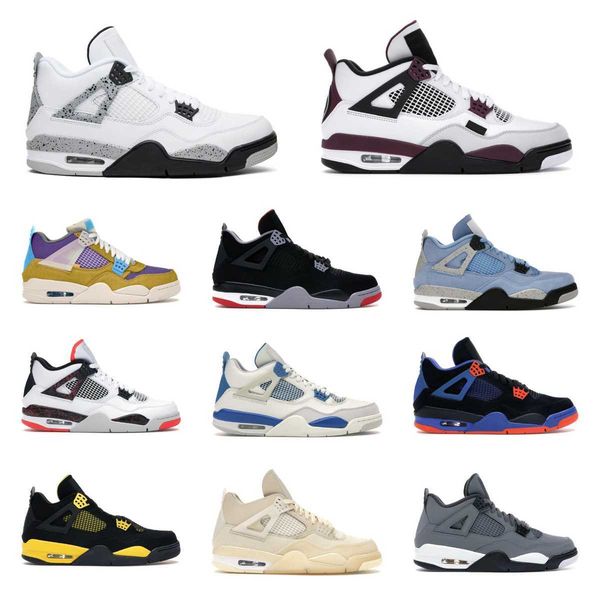 2023 jumpman 4 retro basketball shoes bred 4s unc black cat red thunder royalty university blue white oreo unc purple metallic mocha men wom
2023 jumpman 4 retro basketball shoes bred 4s unc black cat red thunder royalty university blue white oreo unc purple metallic mocha men wom