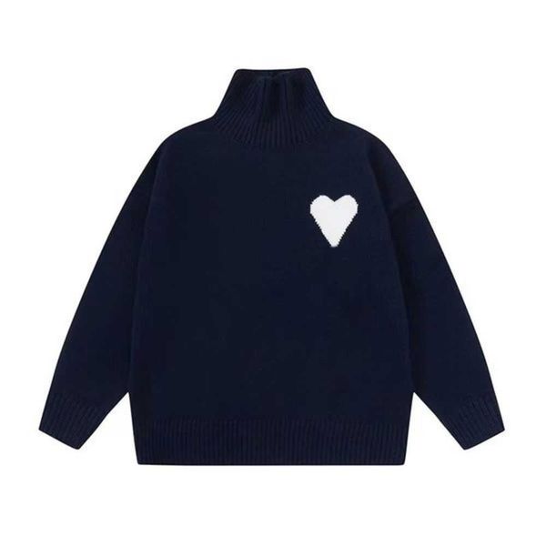 23new men's sweaters fashion designers amis paris man woman turtleneck luxury brands cardigan womens long sleeve clothes pullover xw8v, White;black
23new men's sweaters fashion designers amis paris man woman turtleneck luxury brands cardigan womens long sleeve clothes pullover xw8v, White;black