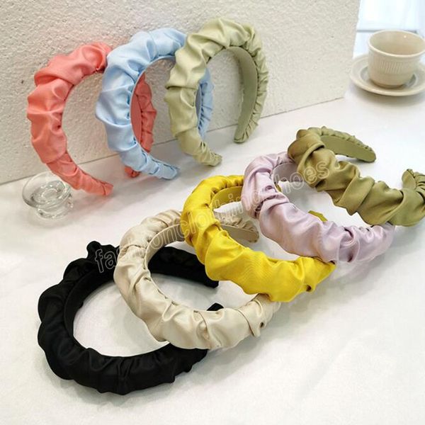 fashion women headband wide side pleated hairband girls turban solid color headwear hair accessories wholesale, Slivery;white
fashion women headband wide side pleated hairband girls turban solid color headwear hair accessories wholesale, Slivery;white