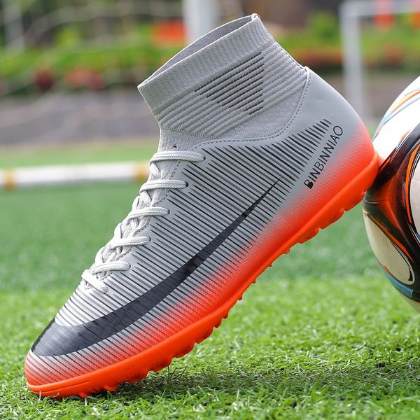 dress shoes football boots men sports soccer shoes indoor original fg/tf soccer cleats shoes women futsal football sneakers chuteira campo 2, Black
dress shoes football boots men sports soccer shoes indoor original fg/tf soccer cleats shoes women futsal football sneakers chuteira campo 2, Black