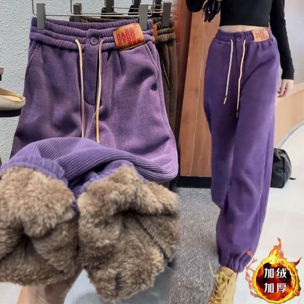 women's pants capris pants women plush sweatpants women's autumn and winter pants loose straddle casual lamb fleece warm cotton pa, Black;white
women's pants capris pants women plush sweatpants women's autumn and winter pants loose straddle casual lamb fleece warm cotton pa, Black;white