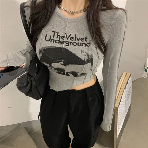 women's t-shirt hirigin print cropped 90s vintage women long sleeve skinny t-shirt y2k female autumn basice tees harajuku streetwear 2, White
women's t-shirt hirigin print cropped 90s vintage women long sleeve skinny t-shirt y2k female autumn basice tees harajuku streetwear 2, White