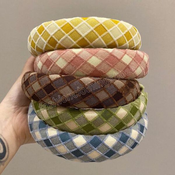 fashion women headband classic plaid hairband spring casual spongy turban hair accessories, Slivery;white
fashion women headband classic plaid hairband spring casual spongy turban hair accessories, Slivery;white