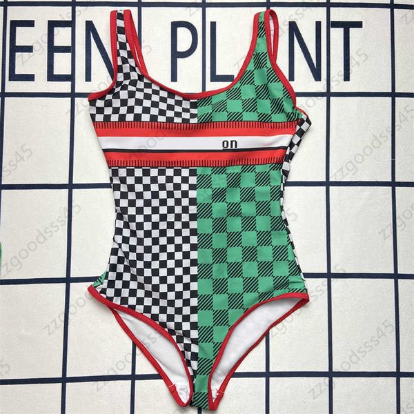 summer womens designer swimsuit backless skinny casual black and white green plaid printed one-piece bikini suit female beach swimwear, White;black
summer womens designer swimsuit backless skinny casual black and white green plaid printed one-piece bikini suit female beach swimwear, White;black