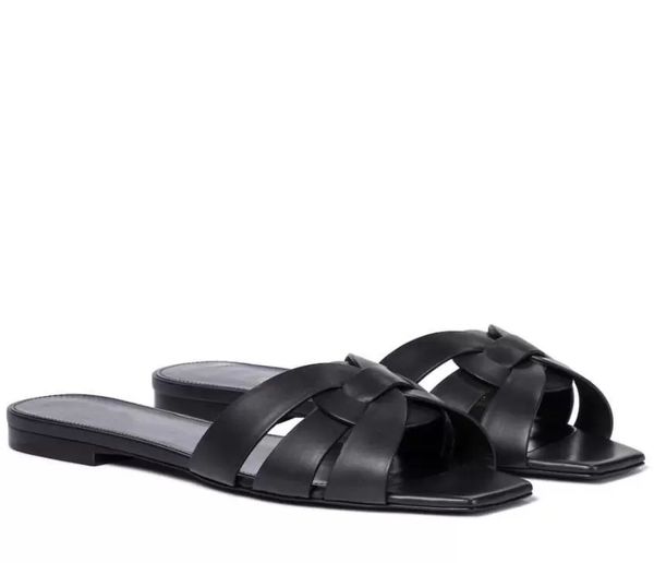 2022 designer luxury tribute slippers sandals nu women's flip flops flats elegant lady tntertwining strap summer causal walking with bo, Black
2022 designer luxury tribute slippers sandals nu women's flip flops flats elegant lady tntertwining strap summer causal walking with bo, Black