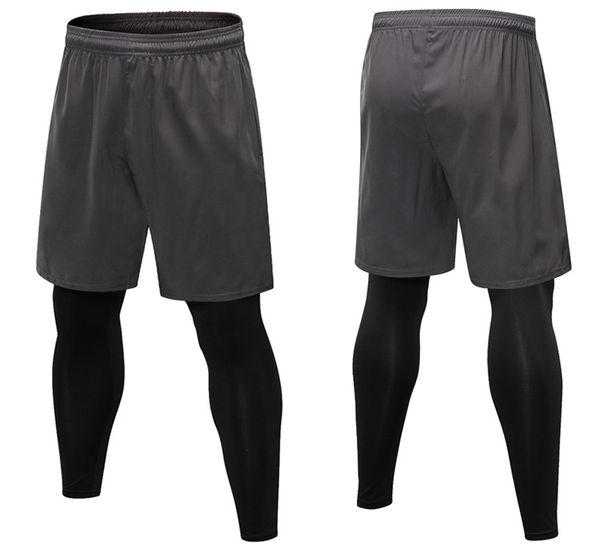 men pants fashion designer tights fake two-piece fitness sports running training comfortable casual elastic quick-drying pants, Black
men pants fashion designer tights fake two-piece fitness sports running training comfortable casual elastic quick-drying pants, Black