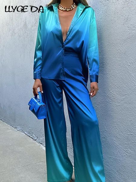 womens two piece pants casual gradient pants sets womens 2 piece chic elegant satin long sleeve shirt female suit spring office lady pant s, White
womens two piece pants casual gradient pants sets womens 2 piece chic elegant satin long sleeve shirt female suit spring office lady pant s, White