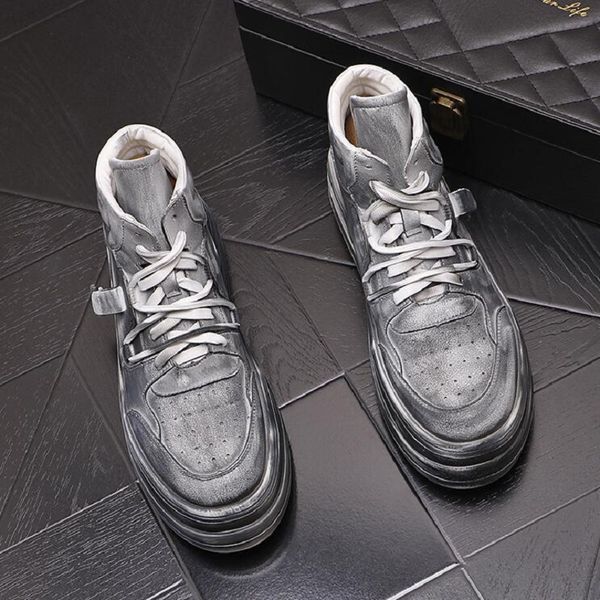 luxury designer new men's grey causal flats shoes rock punk loafers sport walking sneakers zapatillas hombre d2a49, Black
luxury designer new men's grey causal flats shoes rock punk loafers sport walking sneakers zapatillas hombre d2a49, Black