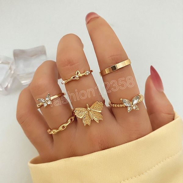 vintage punk metal multi element ring set for women men antique silver color butterfly finger rings gothic jewelry
vintage punk metal multi element ring set for women men antique silver color butterfly finger rings gothic jewelry