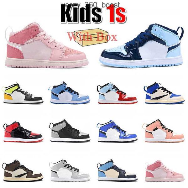 kids 1s with box basketball shoes jumpman 1 toddler youth boys girls sneakers unc patent digital pink cactus jack fragment bred sports twij, Black
kids 1s with box basketball shoes jumpman 1 toddler youth boys girls sneakers unc patent digital pink cactus jack fragment bred sports twij, Black