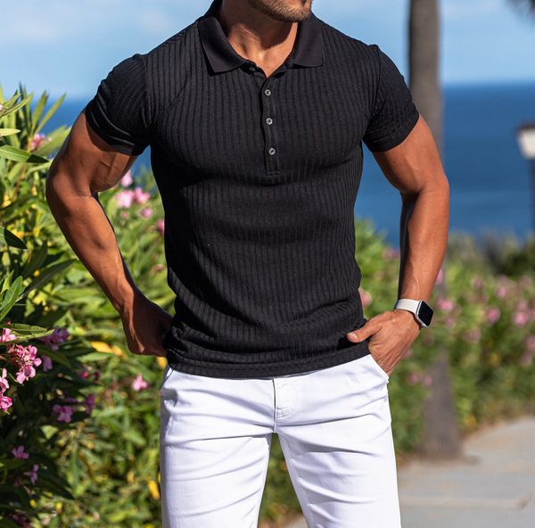 men's polos men sport tee polos t-shirt fitness short sleeve blouse casual slim fit summer breathable gym bodybuilding 230316, White;black
men's polos men sport tee polos t-shirt fitness short sleeve blouse casual slim fit summer breathable gym bodybuilding 230316, White;black