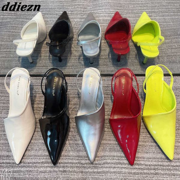 new 2023 fashion women thin high heels sandals slingback pointed toe ladies pumps shoes footwear luxury female shallow sandal 0316, Black
new 2023 fashion women thin high heels sandals slingback pointed toe ladies pumps shoes footwear luxury female shallow sandal 0316, Black