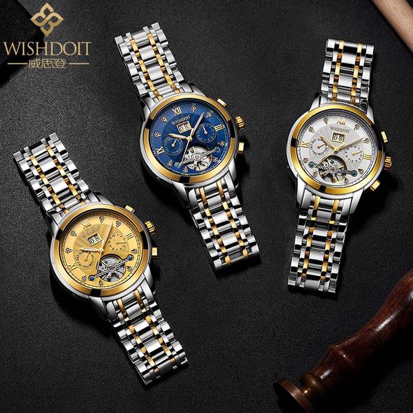 doit men automatic mechanical watch brand stainless steel waterproof watches fashion business hollow wristwatch, Slivery;brown
doit men automatic mechanical watch brand stainless steel waterproof watches fashion business hollow wristwatch, Slivery;brown