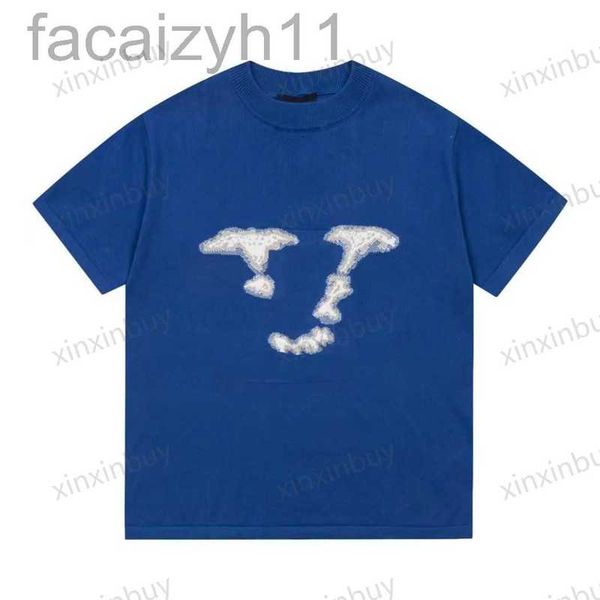 designer men tee t shirt 23ss letters white cloud jacquard knitted short sleeve cotton women black blue xs-2xl 2trj, Black;brown
designer men tee t shirt 23ss letters white cloud jacquard knitted short sleeve cotton women black blue xs-2xl 2trj, Black;brown