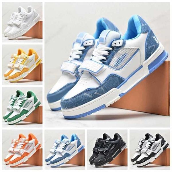 designer flat sneaker virgil trainer casual shoes denim canvas leather abloh white green red blue letter overlays fashion platform mens wome, Black
designer flat sneaker virgil trainer casual shoes denim canvas leather abloh white green red blue letter overlays fashion platform mens wome, Black