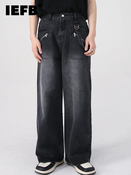 men's jeans iefb men's jeans korean fashion straight pocket design casual autumn solid color vintage wide leg male trousers 9a5766, Blue
men's jeans iefb men's jeans korean fashion straight pocket design casual autumn solid color vintage wide leg male trousers 9a5766, Blue
