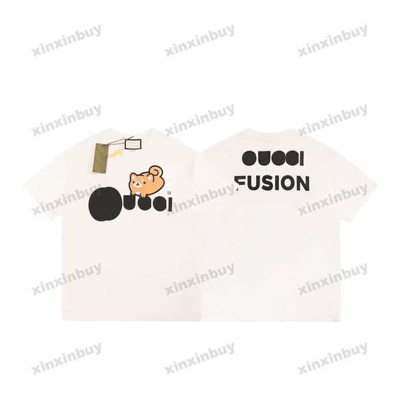 xinxinbuy men designer tee t shirt 23ss paris animal letter print short sleeve cotton women black white xs-l, Black;brown
xinxinbuy men designer tee t shirt 23ss paris animal letter print short sleeve cotton women black white xs-l, Black;brown