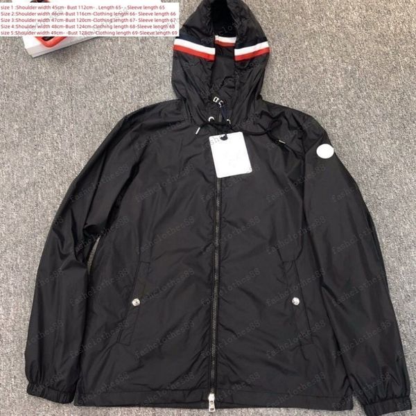 franch luxury brand windbreaker mens hooded jacket lightweight sun protection clothing spring summer jackets sleeve arm nfc designers men s, Black;brown
franch luxury brand windbreaker mens hooded jacket lightweight sun protection clothing spring summer jackets sleeve arm nfc designers men s, Black;brown