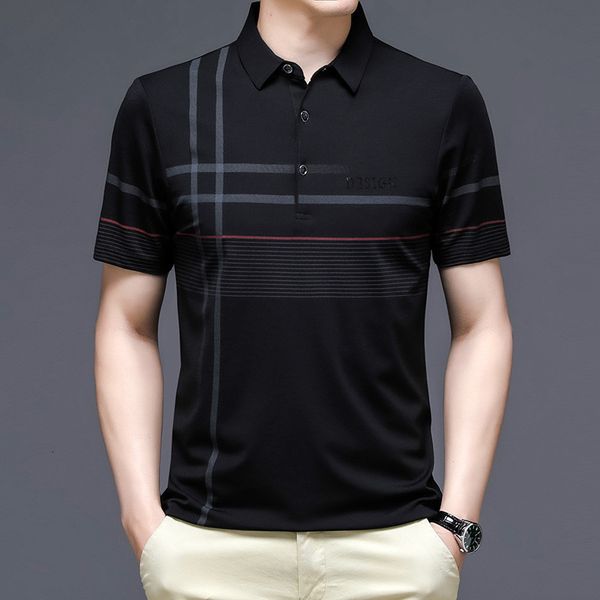 men's polos fashion men polo shirt striped short sleeve black summer cool clothing business male korean polo shirt for male shirt 2303, White;black
men's polos fashion men polo shirt striped short sleeve black summer cool clothing business male korean polo shirt for male shirt 2303, White;black