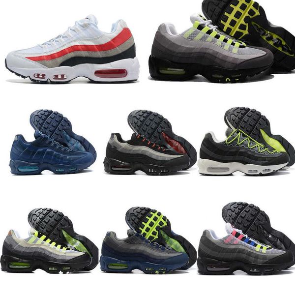 2023 95s casual shoes snaker outdoor sneakers mentriple black white neon midnight navy solar red glass blue smoke grey
2023 95s casual shoes snaker outdoor sneakers mentriple black white neon midnight navy solar red glass blue smoke grey