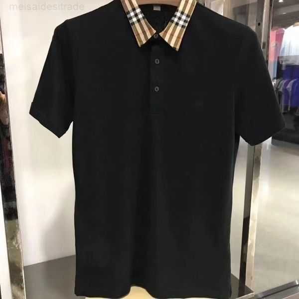 bburbry luxury designer shirt british style bajia shortsleeved tshirt fashion pure cotton lapel plaid b family polo shirt men's halfsle, White;black
bburbry luxury designer shirt british style bajia shortsleeved tshirt fashion pure cotton lapel plaid b family polo shirt men's halfsle, White;black