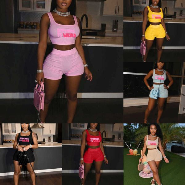 women clothing fashion tracksuits two piece outfits designer 2023 new kasilo dress ladies letters printed vest shorts sports suits 7 colours, Gray
women clothing fashion tracksuits two piece outfits designer 2023 new kasilo dress ladies letters printed vest shorts sports suits 7 colours, Gray