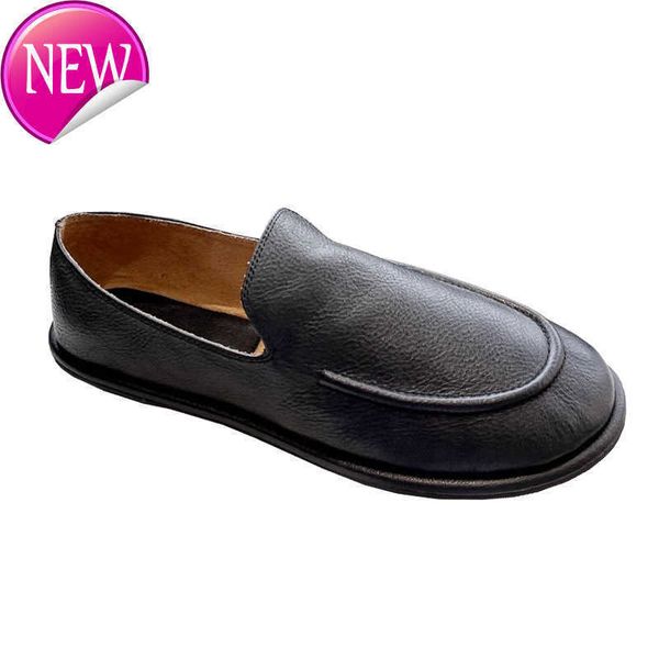 designer the row shoes dress high edition lefu leather simple loafer doudou slip on flat sole casual shoes, Black
designer the row shoes dress high edition lefu leather simple loafer doudou slip on flat sole casual shoes, Black
