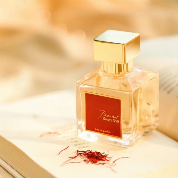 promotion cologne rouge 540 baccarat perfume 70ml extrait eau de parfum 2.4fl.oz maison paris fragrance good smell long time leaving body sp