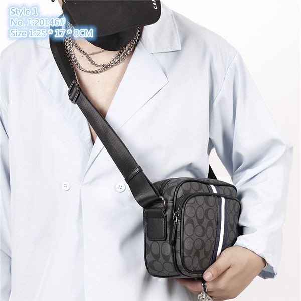 factory wholesale men shoulder bags 3 styles fashion plaid backpack personality stripe decoration plug-in coin purse fashion handbag outdoor
factory wholesale men shoulder bags 3 styles fashion plaid backpack personality stripe decoration plug-in coin purse fashion handbag outdoor