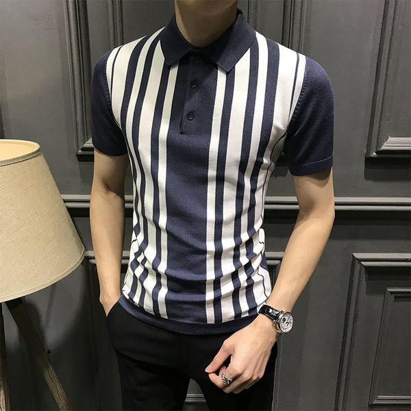 men's polos fashion lapel spliced button striped polo shirts men's clothing spring oversized casual pullovers loose t-shirt 23031, White;black
men's polos fashion lapel spliced button striped polo shirts men's clothing spring oversized casual pullovers loose t-shirt 23031, White;black
