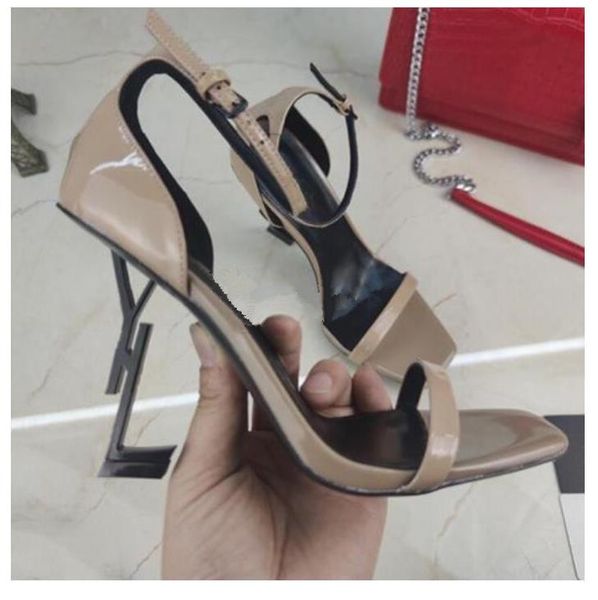 with box new brand classic shoe woman summer buckle strap sandals high-heeled shoes square toe fashion leather single high heel pointed toes, Black
with box new brand classic shoe woman summer buckle strap sandals high-heeled shoes square toe fashion leather single high heel pointed toes, Black