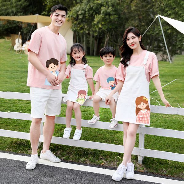 family matching outfits family look matching clothes matching family cartoon outfits dress sets mother and daughter clothes cotton shirts te, Blue
family matching outfits family look matching clothes matching family cartoon outfits dress sets mother and daughter clothes cotton shirts te, Blue