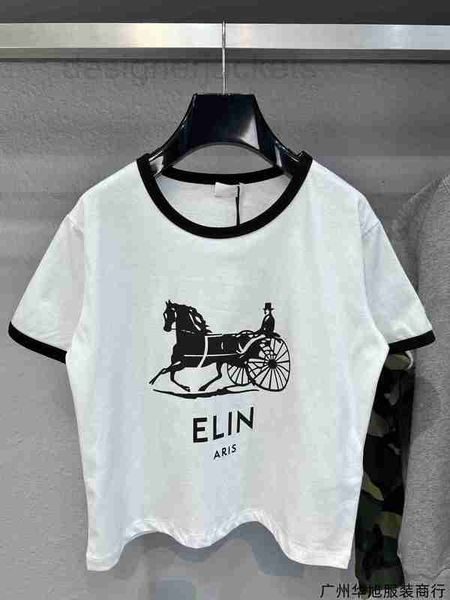 women's t-shirt designer summer new front carriage pattern paris letter printed cotton gqiu, White
women's t-shirt designer summer new front carriage pattern paris letter printed cotton gqiu, White