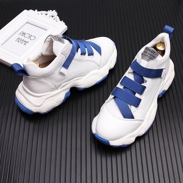 2023 white sports thick sole boots casual personality loafers korean version of the trend youth versatile sneakers a6, Black
2023 white sports thick sole boots casual personality loafers korean version of the trend youth versatile sneakers a6, Black